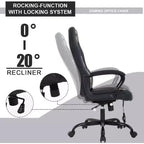 FDW Racing Gaming Chair Home Office Chair Ergonomic Desk Chair Massage PU Leather Computer Chair with Lumbar Support Headrest Armrest