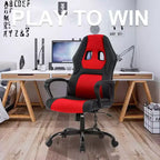 FDW Racing Gaming Chair Home Office Chair Ergonomic Desk Chair Massage PU Leather Computer Chair with Lumbar Support Headrest Armrest