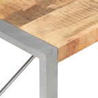 vidaXL Coffee Table 47.2x23.6x15.7 Rough Mango Wood