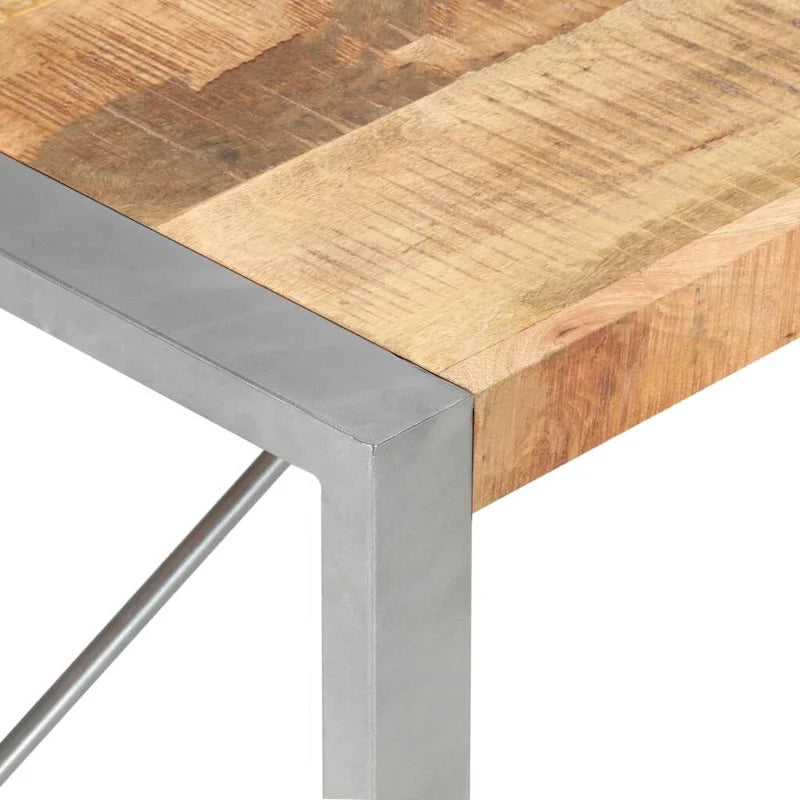 vidaXL Coffee Table 47.2x23.6x15.7 Rough Mango Wood