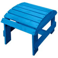 Jiallo Pine Ottoman - Sky Blue