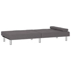 vidaXL Sofa Bed Foldable Sleeper Sofa Couch Bed with Cup Holders Faux Leather - 78.7 x 35 x 27.6