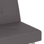 vidaXL Sofa Bed Foldable Sleeper Sofa Couch Bed with Cup Holders Faux Leather - 78.7 x 35 x 27.6