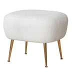 Modern Barrel Accent Chair with Ottoman Comfortable and Stylish Seating for Small Spaces - 31.4 (L) x 29.5 (W) x 25.6 (H)