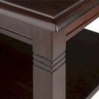 Nolan Coffee Table, Cappuccino - 37W x 21D x 18H