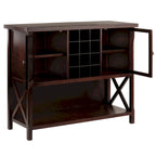 Xola Buffet Cabinet, Cappuccino - 43.8W x 18D x 35.9H