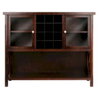Xola Buffet Cabinet, Cappuccino - 43.8W x 18D x 35.9H