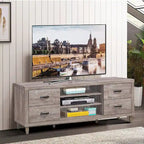 Costway TV Stand Entertainment Center Hold up to 65 TV with Storage - See Details