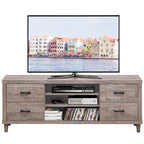 Costway TV Stand Entertainment Center Hold up to 65 TV with Storage - See Details