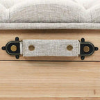 vidaXL Storage Bench 43.3 Solid Wood Fir - 43.3 x 15.7 x 19.7