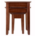 Bradley 3-Pc Nesting Table Set, Walnut - 26.8 x 18.7 x 21.9