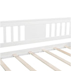 Wood Slat Support twin size Daybed in White