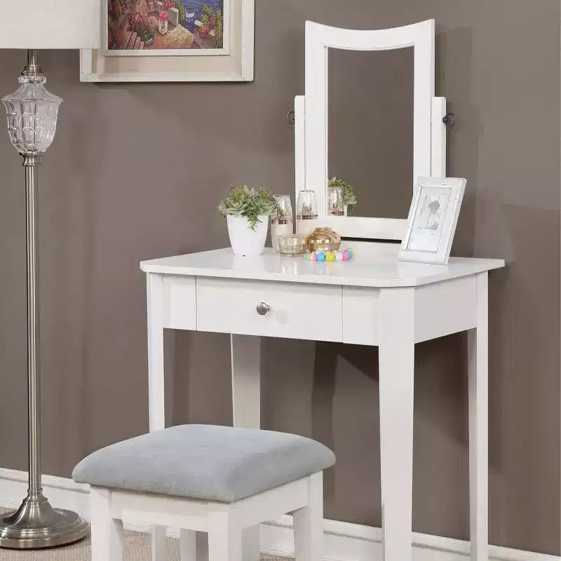 Brassex Cecilia Vanity Table Set