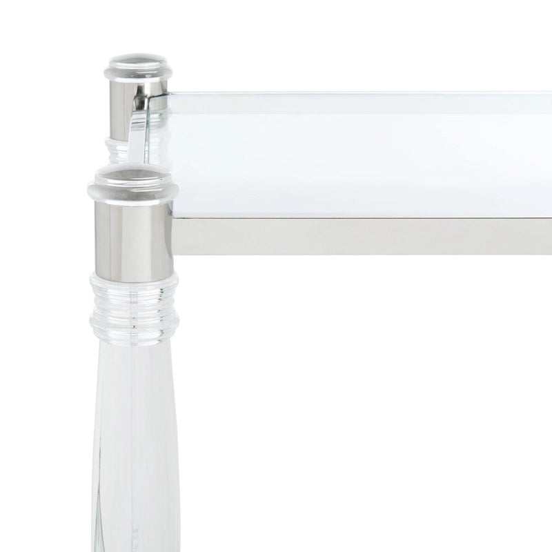 SAFAVIEH Couture Lirie Acrylic Accent Table - 20 W x 20 L x 24 H - 20Wx20Dx24H