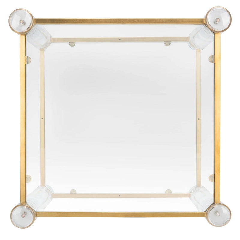 SAFAVIEH Couture Lirie Acrylic Accent Table - 20 W x 20 L x 24 H - 20Wx20Dx24H