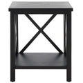 SAFAVIEH Yasumi White Cross Back End Table - 18.1 x 13.4 x 21.5 - 18Wx13Dx22H