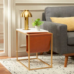 SAFAVIEH Eldora Side Table - 22 L x 14 W x 20 H - 22Wx14Dx20H