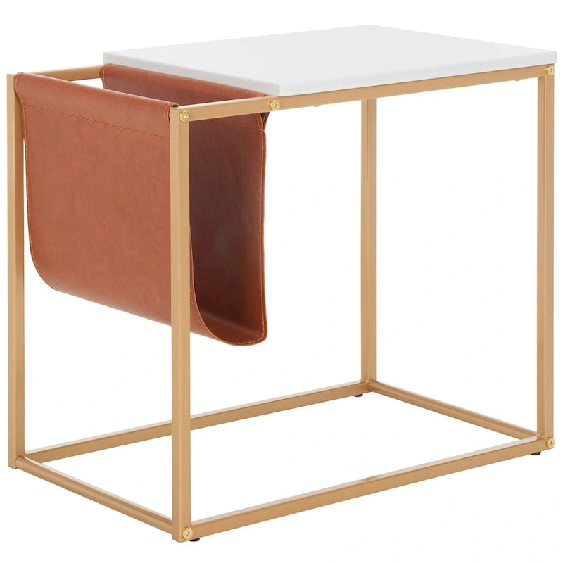 SAFAVIEH Eldora Side Table - 22 L x 14 W x 20 H - 22Wx14Dx20H