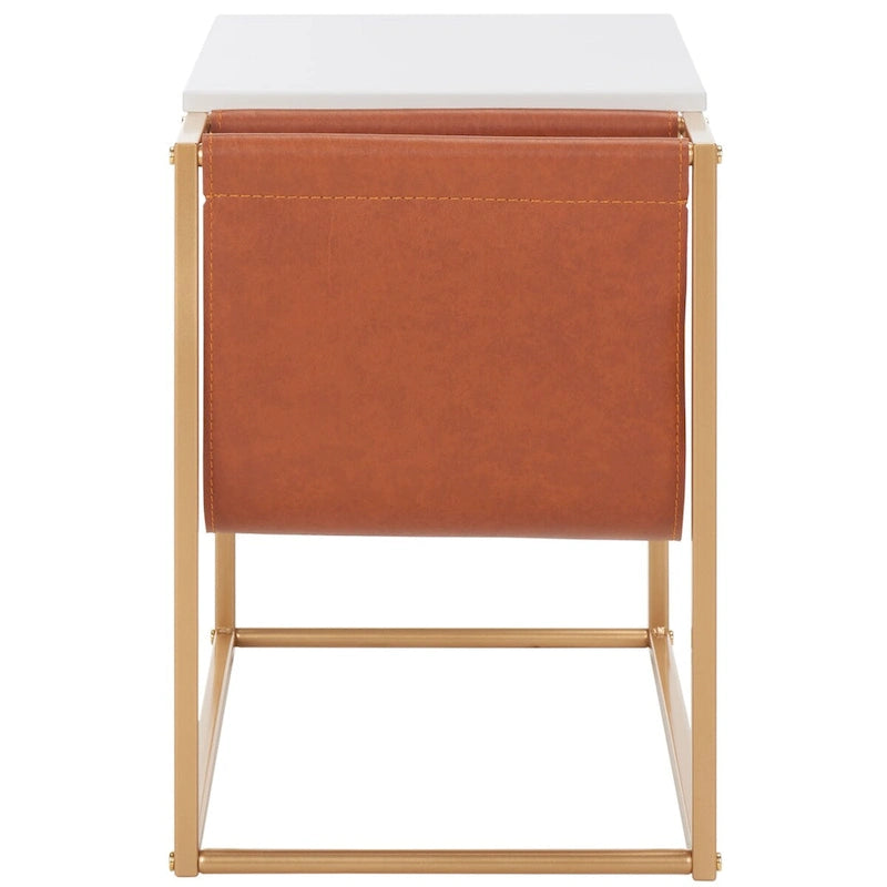 SAFAVIEH Eldora Side Table - 22 L x 14 W x 20 H - 22Wx14Dx20H
