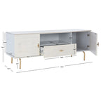SAFAVIEH Lerke Media TV Stand - 54 W x 15.7 L x 19.7 H - 54Wx16Dx20H