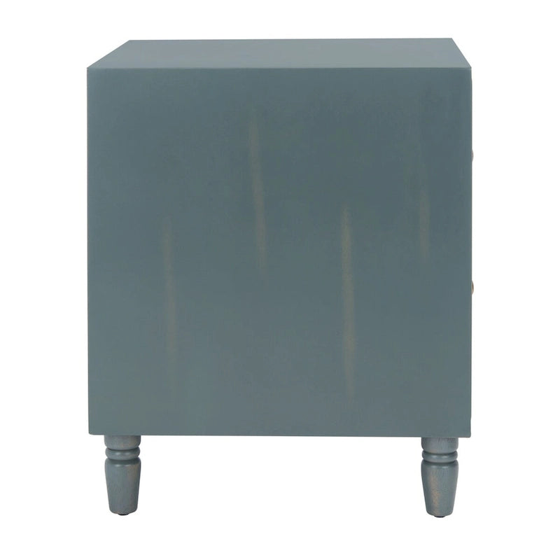 SAFAVIEH Dila 2-Drawer Storage Nightstand Table - 22 x 22 x 26 - 22Wx22Dx26H