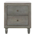SAFAVIEH Dila 2-Drawer Storage Nightstand Table - 22 x 22 x 26 - 22Wx22Dx26H