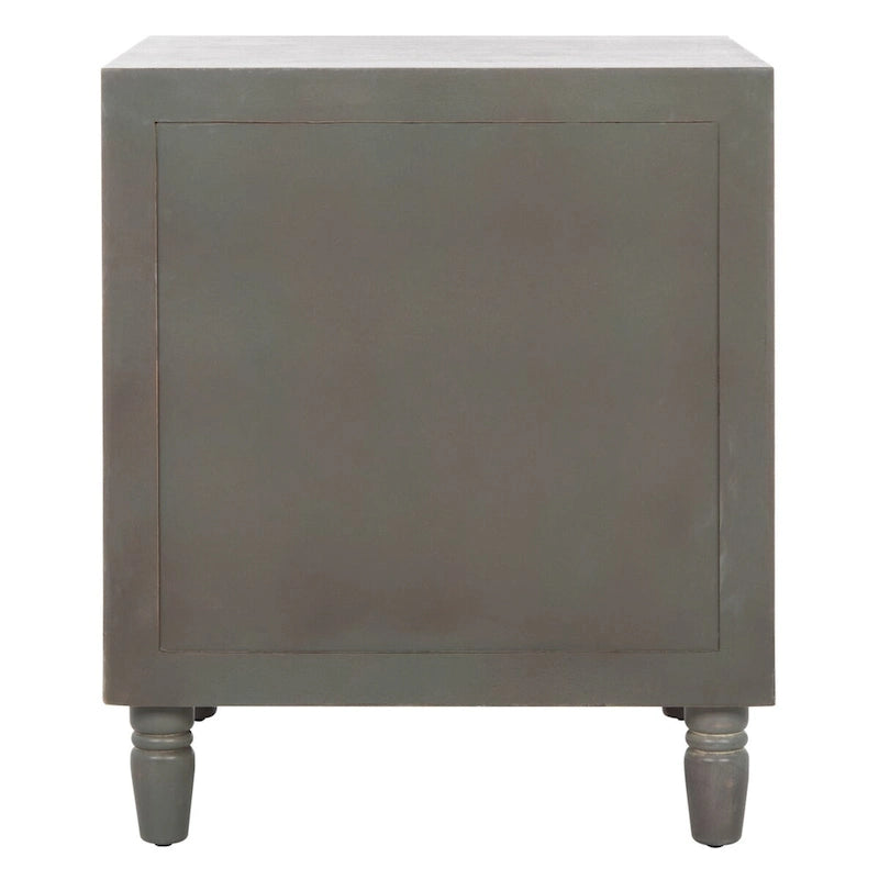 SAFAVIEH Dila 2-Drawer Storage Nightstand Table - 22 x 22 x 26 - 22Wx22Dx26H