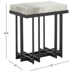 SAFAVIEH Mazie Rectangle Accent Table - 19 W x 13 D x 22 H - 19Wx13Dx22H