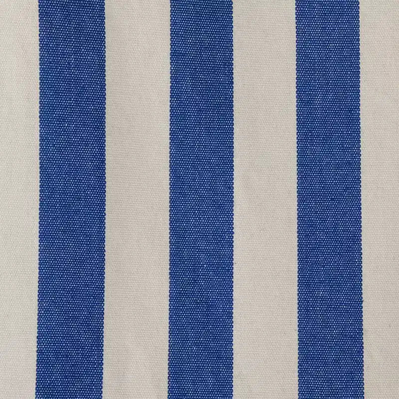 Northlight Striped Macrame Quilted Two Person Double Hammock - 9' x 56 - Blue and Cream