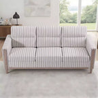 GDFStudio Addison 3-Seater 80 Sofa with Side Pockets and Rubber Wood Legs