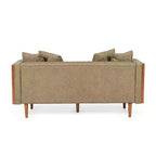 Christopher Knight Home Borah Tufted Loveseat with Accent Pillows