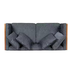 Christopher Knight Home Borah Tufted Loveseat with Accent Pillows