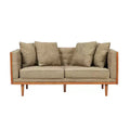 Christopher Knight Home Borah Tufted Loveseat with Accent Pillows