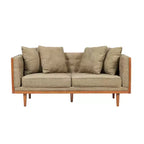Christopher Knight Home Borah Tufted Loveseat with Accent Pillows