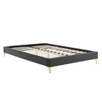 Colette King Performance Velvet Platform Bed