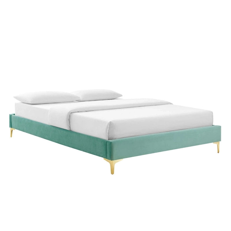 Colette King Performance Velvet Platform Bed