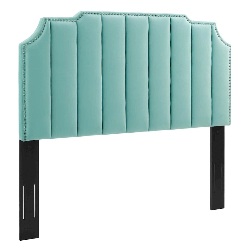 Colette King Performance Velvet Platform Bed