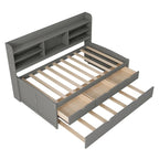 Twin Size Wooden Captain Bed