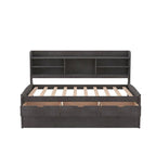 Twin Size Wooden Captain Bed