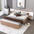 Queen Size Platform Bed with Headboard