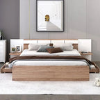 Queen Size Platform Bed with Headboard