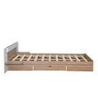 Queen Size Platform Bed with Headboard