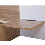 Queen Size Platform Bed with Headboard