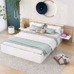 Queen Size Platform Bed with Headboard