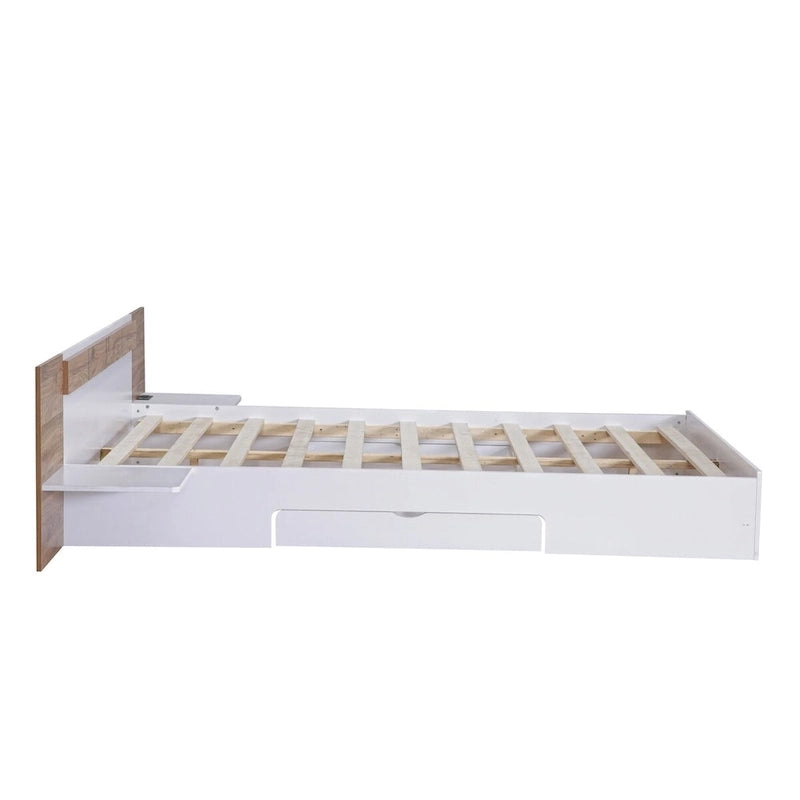 Queen Size Platform Bed with Headboard