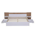 Queen Size Platform Bed with Headboard