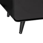 Modern Steel Nightstand Storage Cabinet with 3 Drawers for Living Room,Bedroom