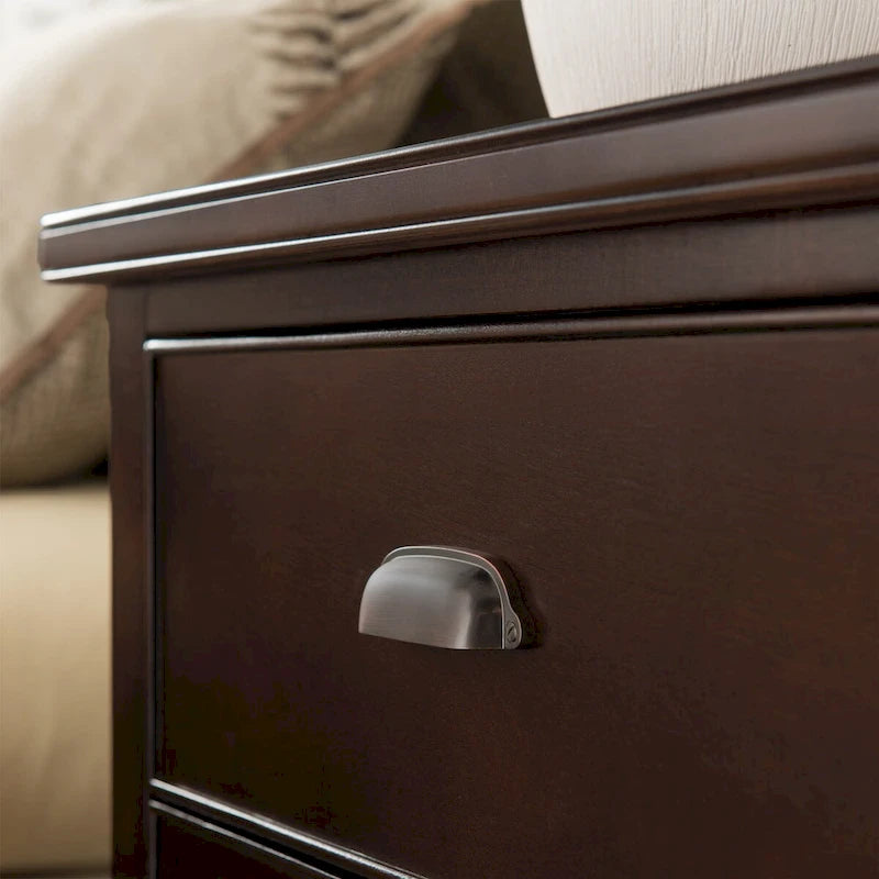Leick Home 10522-GR Laurent 3 Drawer Nightstand Set of 2