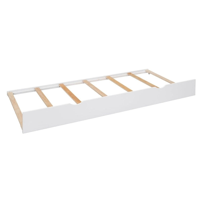 Queen Size Wooden Bed with All-in-One Cabinet, Shelf and Sockets