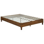 MUSEHOMEINC 12 Inch Solid Wood Bed Frame Rustic Style Eliminates The Need for a Boxspring, Natural Finish